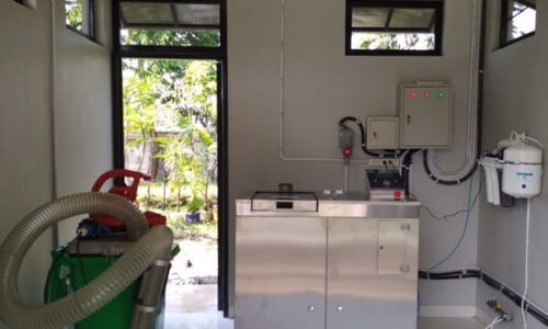 INSTALLATION OF 25L INTEGRATED STERILIZER AND SHREDDER (ISS) AT RS MITRA PLUMBON CIREBON